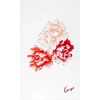 Osuška Kenzo K PEONY 100 x 170 cm bílá barva 1058117 00X, vel. ONE SIZE