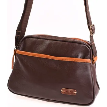 Kabelka Dámská kožená ručně vyrobená kabelka KUBÁT Julie - | hnědá | 590244