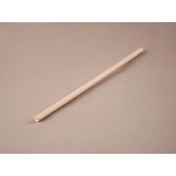 Bio papírové brčko KRAFT 23 cm Ø 0,8 cm