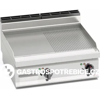 Kuchyňský gril Grilovací hladká/rýhovaná plotna Bertos E7FM8BP-2