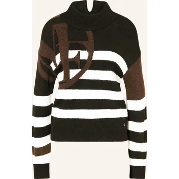 Dámský svetr Monari Dámský Svetr, černá / bílá / hnědá, 40