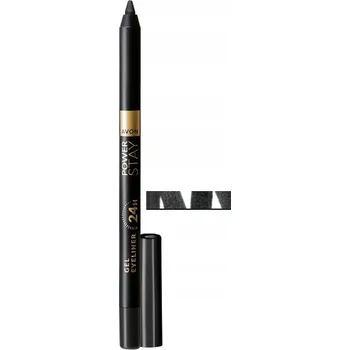 Oční linky Avon Gelová tužka na oči „24 hodin“ Power Stay odstín BLACK