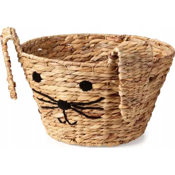 úložný prostor na hračky Compactor dětský koš na hračky FABBLE M - Zajíc, z vodního hyacintu