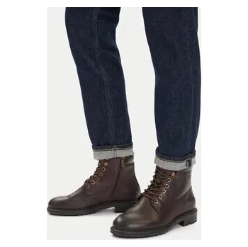 Pracovní obuv Kotníková obuv Badura EO-HAMPTON-03 MI08 Hnědá 45