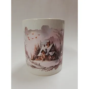 Hrnek s motivem objem 330 ml - Zima - č.66