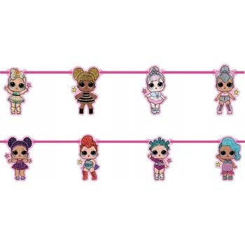 Party dekorace Procos LOL Suprise Banner dekorační 160 cm