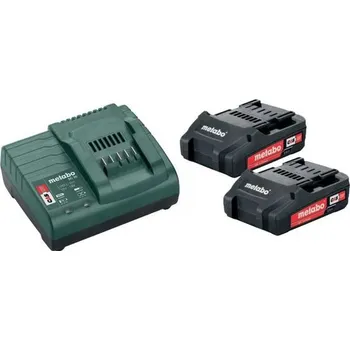 Basic-Set LiHD Metabo Akumulátor a nabíječka 18V 2 x Li-Ion 2,0 Ah