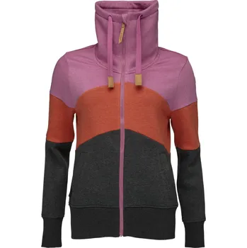 Dámská funkční mikina Loap Ebveta Velikost: S / Barva: růžová/šedá
