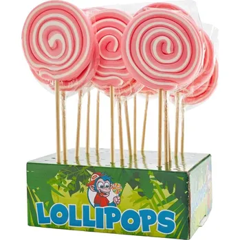 Bonbon Felko Spiral Pink lízátko s ovocnou příchutí 1ks 80 g