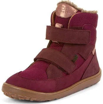 Dětská móda Dívčí zimní barefoot boty UP TEX WINTER Bordeaux G3160252-7 - 29