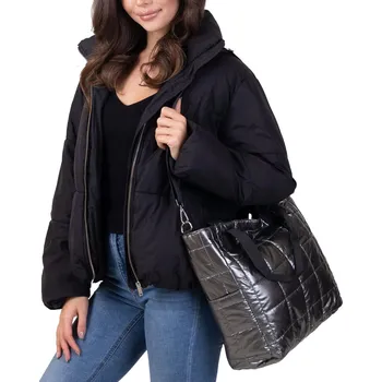 Kabelka Alessio kabelka polyester stříbrná