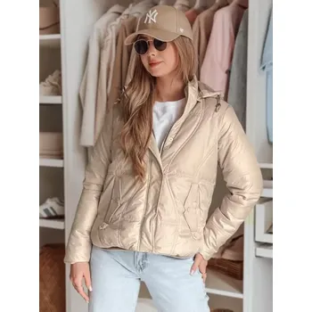Dámská bunda DSTREET MARISSIA TY4851 BÉŽOVÁ S