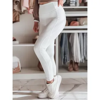 Dámské legíny Dámské legíny DSTREET UY2604 BÍLÁ S