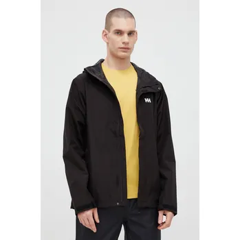 Pánská větrovka Nepromokavá bunda Helly Hansen Portland pánská, černá barva 20179.. 99X, vel. M