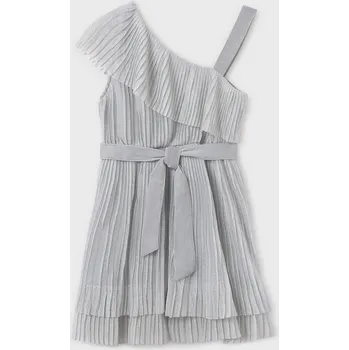 Dívčí šaty Dívčí šaty Mayoral 6977.8B.Junior.PPYA šedá 09X, vel. 152