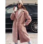 Dámský zimní kabát DSTREET GLAMFUR RŮŽOVÁ XL