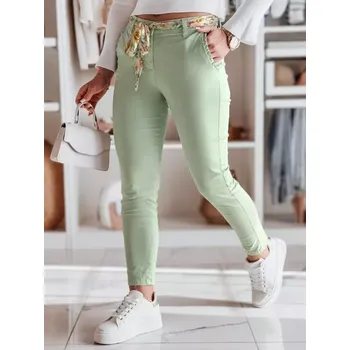 Dámské kalhoty Dámské kalhoty DSTREET ROSSALI UY2531 SVĚTLE ZELENÁ M