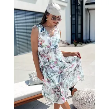 Dámské šaty Dámské šaty DSTREET ROSALIE EY2527 BÍLÁ S