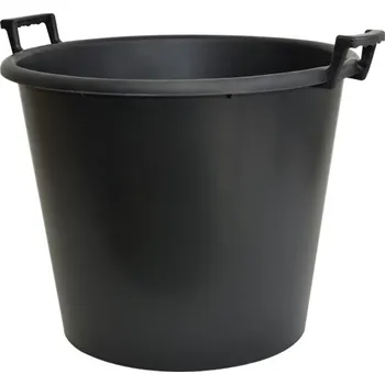 Barel Káď 70 l černá s uchem