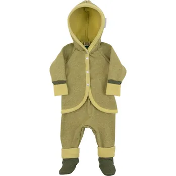 Kojenecký overall LITTLE THINGS dětský tecnostretchový overal olivově zelená vel. 9-12 kg