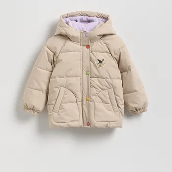 Dívčí bunda Reserved - Prošívaná bunda Bing - béžová - 202EX-08X - 202EX-08X-104