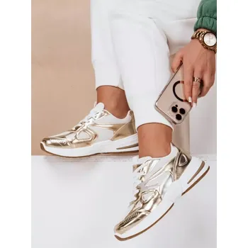 Dámské tenisky Dámské boty DSTREET ZY0618 ŽLUTÁ 41