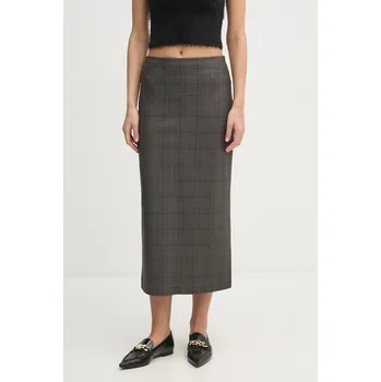 Dámská sukně Sukně United Colors of Benetton zelená barva, midi, 4GEVD004B 97X, vel. M