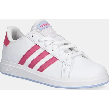 Chlapecké tenisky Dětské sneakers boty adidas GRAND COURT 2.0 bílá barva, JI0971 00X, EUR 28