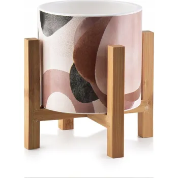 Květináč Květináč keramika vícebarevný Mondex 16,2 cm x 16,2 x 11,7 cm