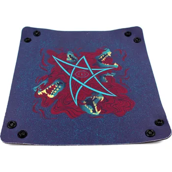 Příslušenství k deskovým hrám Dice Tray - Neopren Tvar, vzor: Warlock (nekromat)