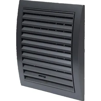 Větrací mřížka PVC uzavíratelná mřížka N12RA 190x190 antracit