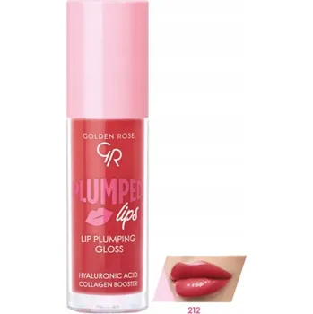 Lesk na rty Golden Rose Lesk na rty pro optické zvětšení objemu Plumped Lips - 212