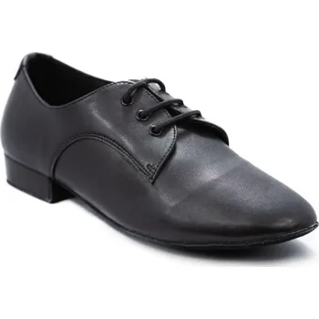 Dámská obuv HDS Henzély | Pánské taneční boty na standard HDS PST001 černá Natur-H kůže podpatek 2cm - 23,5