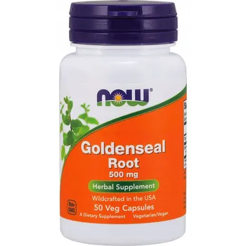 Now Foods Kořen Hydrastis canadensis (Goldenseal) 500mg, 50 kapslí