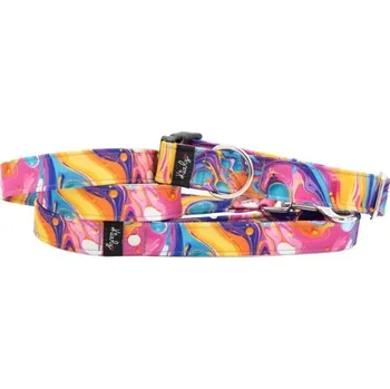 Obojek pro psa Obojek HAPPYZOO BY KIWLY softshell Tekutá barva 1 3x32-48cm