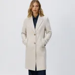 Reserved - Kabát ze směsi vlny - krémová - TS858-01M - TS858-01M-XS