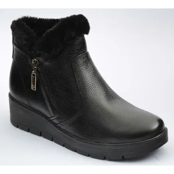 Dámské kozačky Santé PE/280895-03 Preto dámská vycházková obuv černá Barva: Černá, Velikost: 41