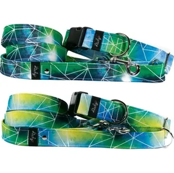 Obojek pro psa Obojek HAPPYZOO BY KIWLY softshell Trojúhelníky 9 4x37-56cm