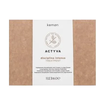 Vlasová regenerace Kemon Actyva Disciplina Intensa Treatment vyživující maska pro hrubé a nepoddajné vlasy 12 x 30 ml