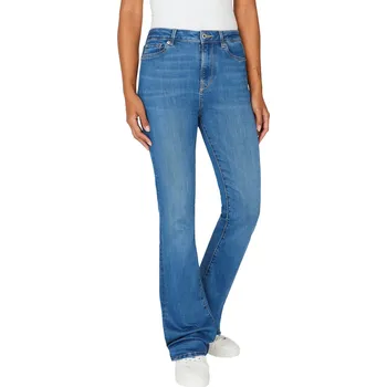 Dámské džíny Pepe Jeans Dámské džíny FLARE HW Barva: denim (odpovídá obrázku), Velikost: W25 L34