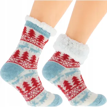 Dámské ponožky Elegantní Ponožky na zimu Norské Tlusté 36-41