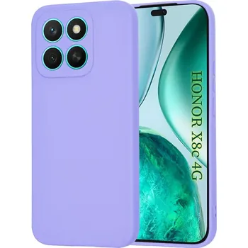 Pouzdro na mobilní telefon Kryt Honor X8c Techsuit SoftFlex - light purple