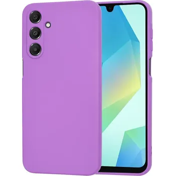 Pouzdro na mobilní telefon Kryt Samsung Galaxy A16 4G/5G Techsuit SoftFlex - purple