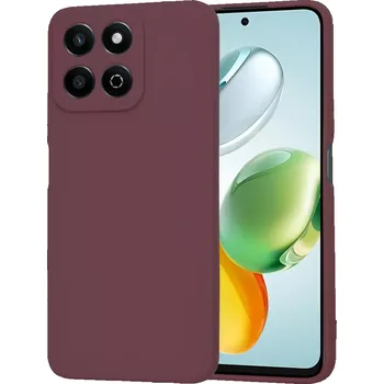 Pouzdro na mobilní telefon Kryt Honor 200 Smart / X7c Techsuit SoftFlex - plum red
