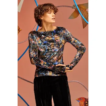 Pánské tričko Tričko s dlouhým rukávem Medicine černá barva RW24.BUDB51 99B, vel. XS