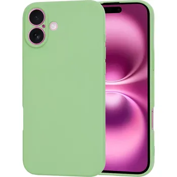 Pouzdro na mobilní telefon Kryt iPhone 16 Plus, Techsuit SoftFlex - mint green