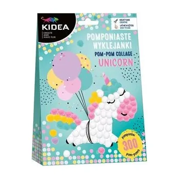 Set školních potřeb Wyklejanki pomponiaste Unicorn KIDEA