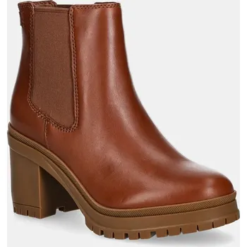 Pánské tenisky Kožené kotníkové boty Lauren Ralph Lauren Cailie 802937825002.200 hnědá 88X, EUR 39