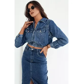 Dámská cargo bunda Dámská bunda DSTREET TY4167 MODRÁ XS