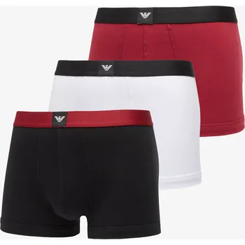 Boxerky Boxerky EA7 Emporio Armani Bottom Trunk 3-Pack Rhubarb/ Black/ White XL